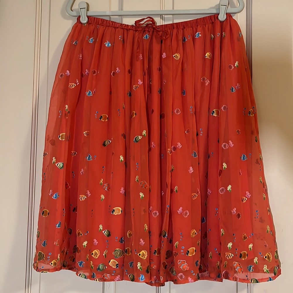 Finding Nemo/Tropical Coral Reef Silk Skirt
